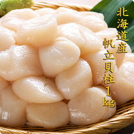 北海道産 ほたて 貝柱 1kg 小粒 サイズ不揃い割れ欠けあり 北海道産 帆立 貝柱 1kg 冷凍 ホタテ 刺身