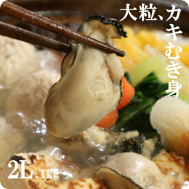 大粒 牡蠣 2L 冷凍 牡蠣 大つぶ むき身 広島県産 1kg NET850g ムキ身 急速冷凍 加熱調理用 カキ かき kaki 業務用 カキフライ タバスコ 鍋 バーベキュー BBQ 冷凍便 お取り寄せグルメ 食品 ギフト 通販 美味しい 鍋 食材 夏バテ グッズ