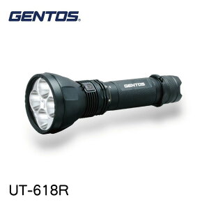 y30܂ŃGg[P10{!z GENTOS WFgX [do LEDCg UT-618R | ULTIREX High Power LED Flashlight Cg d hЃObY AC[d tN^[^Cv Ǝ 13000[