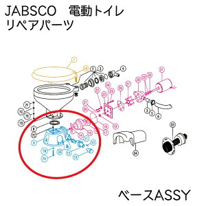 ★31日までエントリーでP10倍!★ニッパツジャブスコ JABSCO 電動マリントイレ リペアパーツ ベースASSY 37004-1000 | 船 マリン用品 ボート 船舶用 船舶 船舶用品 ボート用品