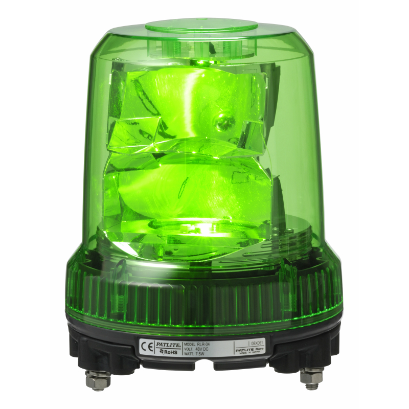 楽天市場】パトライト 強耐震 大型LED 回転灯 RLR-M1 グリーン 5513142