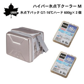 【30日までエントリーでP10倍!】 LOGOS ロゴス ハイパー氷点下クーラーM+氷点下パックGT-16℃・ハード600g×2点セット | お得セット商品