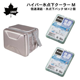 【31日までエントリーでP10倍!】 LOGOS ロゴス ハイパー氷点下クーラーM+氷点下パックM×2点セット | 81670070/81660642 お得セット商品
