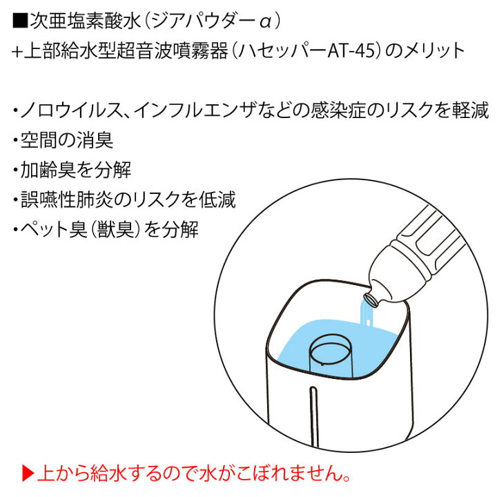 楽天市場】☆今月ずーっとポイント5倍☆超音波式 次亜塩素酸噴霧器  