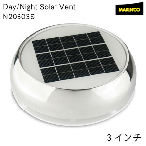 y30܂ŃGg[P10{!z Marinco i}RjDay/Night Solar Vent, 3" Stainless Steel (N20803S) | 3C` \[[ x`[^[ \[xg C z {[g D LsOJ[ LuR 