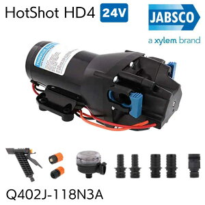 �y�|�C���g10�{�z JABSCO �W���u�X�R HotShot HD4 �z�b�g�V���b�g4 12V/24V | �v���b�V���[�|���v xylem �U�C���� �}�����p �E�H�b�V���_�E���|���v