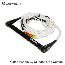 OBRIEN オブライエンCOMP WAKE＆シリコンライン | 55ft-80ft ハンドル 調整可能 グリップ ウェイクボード ロープ