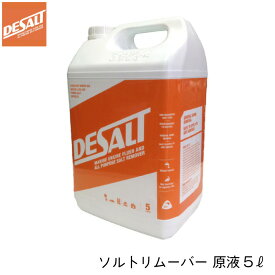 Desalt デソルト ソルトリムーバー 原液5リットル | 塩害 腐食 防止 ボート ジェットスキー カヤック 釣り ダイビング用品