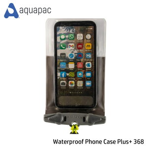★31日までエントリーでP10倍!★Aquapac アクアパック Waterproof Phone Case PlusPlus size 368 防水ケース 大型スマートフォン用 | 防水性能 IPX8 iPhone 8 Plus OtterBox Defender Cool Gray
