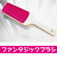 ファンタジックブラシ（洋服ブラシ）　両面　水洗い　回転不要　糸くず　ほこり　猫の毛　犬の毛　経済的…