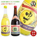 梅酒 ゆず酒 送料無料 御歳暮 ギフト 2本セット 柚子酒 請福酒造 焼酎 泡盛 ランキング1位 琉球泡盛 ギフト箱付　包装 リキュール すっきり さわやか