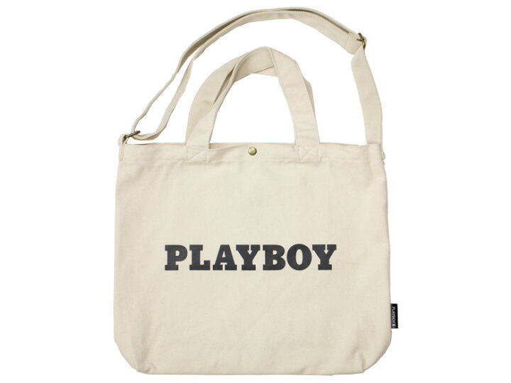楽天市場】プレイボーイ PLAY BOY トートバッグ ショルダー付 