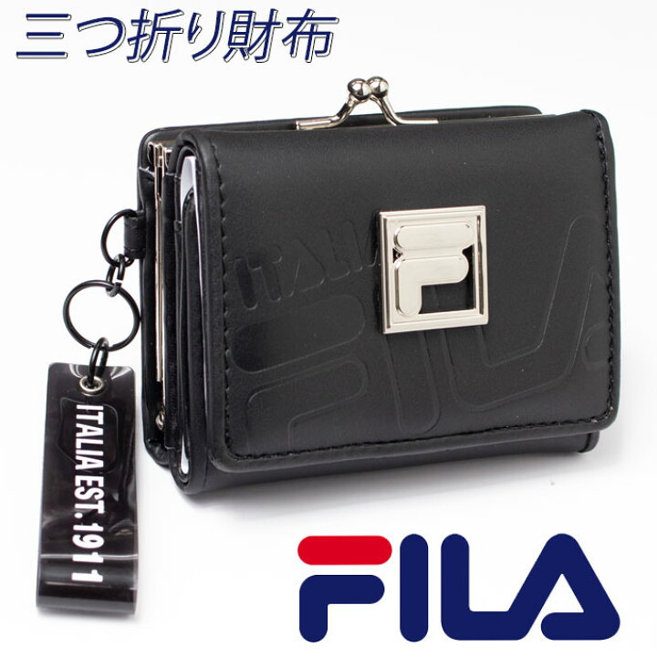 未使用　FILA 三つ折り財布　がま口　ミニ財布　コンパクト