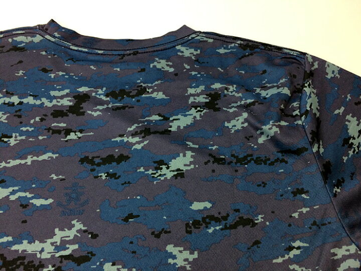 楽天市場 ポイント10倍 2 10まで 海上自衛隊デジタル迷彩柄半袖ドライtシャツ ポリエステル100 海上自衛隊グッズ 自衛隊グッズ メンズ レディース 男女兼用 ユニセックス トップス 半袖 ウェア ドライ ドライtシャツ カモフラ 制服のフジ 楽天市場店