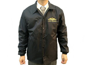 自衛隊 グッズ 裏ボア付きウィンドブレーカー 海上自衛隊ドルフィンマーク刺繍 防寒着 ミリタリー アウトドア 防寒コート コーチジャケット