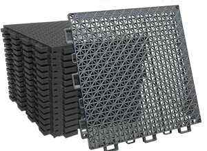 水はけマット ベランダ 屋外 タイル 滑り止め フリーカット可能 水はけ ジョイントマット 玄関 バルコニー テラス 学校 通路 洗