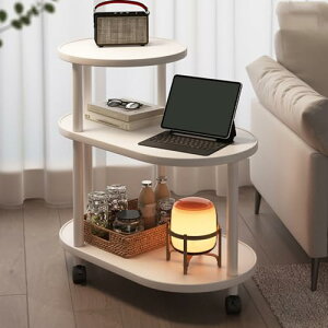 サイドテーブル 可移動ソファサイドテーブル キャスター付き 収納付 テーブル サイドラック 移動便利 ナイトテーブル多機能 ベッド ナイ
