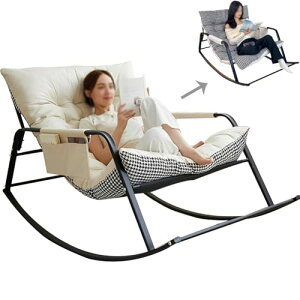 ロッキングチェア リラックス 揺れる椅子 2人掛け 読書椅子 バルコニー 楽 高耐荷重 水や汚れに強い 組み立て簡単 客間 寝室 家庭用 耐