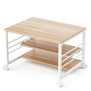 ローデスク パソコンデスク 60cm幅 ローテーブル 省スペース コンパクト pcデスク 机 プリンター収納 キャスター付き 作業台 作業