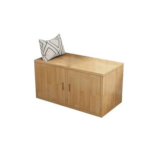 チェスト タンス ベンチチェスト 天然木製 奥行き40cm 高さ40cm コンパクト 扉付き 無塗装 横置き 一体式脚 凹型取手 静音ヒンジ パイン