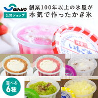 【セイヒョー公式】 かき氷 カップ フロート 6種 選べる 詰め合わせ セット 氷菓 新潟 送料無料 いちごフ…