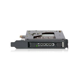 MB839SP-B ToughArmor PCIe HotSwap リムーバブルケース 1 x 2.5 インチ SATA HDD SSD 搭載 ICYDOCK