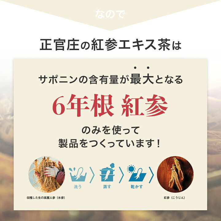楽天市場】【エントリーで最大P110％還元】【正官庄 日本公式】紅蔘 