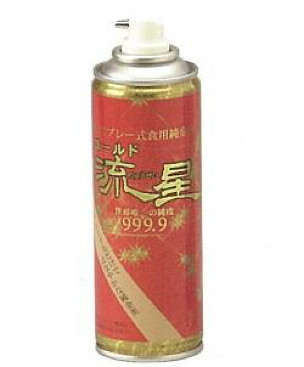 楽天市場】【ツキオカ】金粉スプレー ゴールド流星 140ml : 製菓材料倶楽部