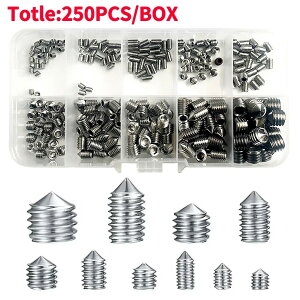 304�X�e�����X ���˂� �Z�b�g 250���� �Z�p���t���~�߂˂� �{���g DIY M2 M3 M4 M5 M6 M8 DIN916
