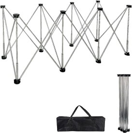 【完売5日後再入庫】送料無料 軽量 ワンタッチ 作業台 折りたたみ 8本脚 伸縮 組立不要 ペケ台 ワークベンチ DIY 大工 ソーホース BBQ ガレージ ガーデニングテーブル 5秒で簡単設置 高耐荷重 収納バッグ付き