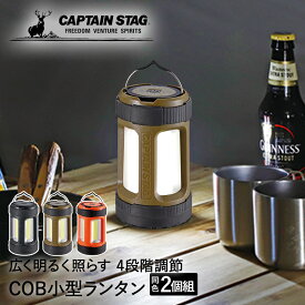 LEDランタン 電池式 ミニ 同色 2個セット 白色 CAPTAIN STAG | 停電 防災 乾電池式 ライト LEDライト led 懐中電灯 テント 吊り下げ 車中泊 防災グッズ 小型 ミニランタン ランプ 照明 ランタン 避難 災害 灯り キャンプグッズ アウトドア用品 キャンプ キャンプライト 屋外