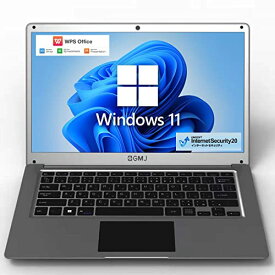 GM-JAPAN ノートパソコン Windows 11 Office搭載 超軽量 薄型 SSD 128GB/メモリ 6GB/WEBカメラ/WPS Office/Celeron/WIFI/USB3.0/HDMI/14.1インチ