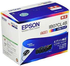 エプソン 純正 インクカートリッジ IB07CL4B 4色パック 大容量インク