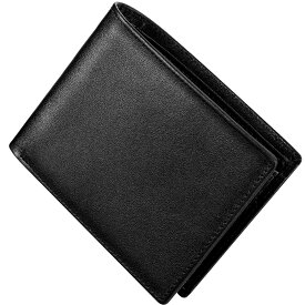 [HOMIEE] 財布 メンズ 二つ折り 本革 大容量 コンパクト スキミング防止 カードケース ボックス型小銭入れ 軽い サイフ 隠しポケット ビジネス 男性 紳士用 出張 プレゼント ギフト