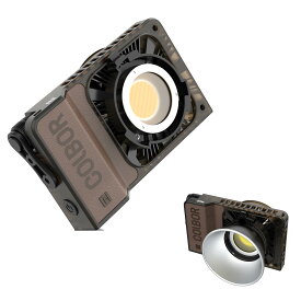 COLBOR W60 COB LED 撮影ライト 2700-6500K CRI97+ APP制御 インタビュー/広告/動画/TIKTOKなどの撮影照明に対応(W60)