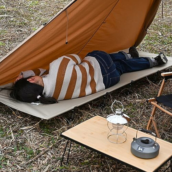 楽天市場】TOMOUNT アウトドアベッド キャンプコット 折りたたみ TOMOUNT アウトドアベッド 折りたたみ式