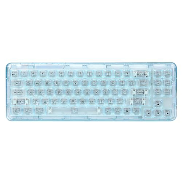 楽天市場】YUNZII X71 メカニカルゲーミングキーボード 透明キー 