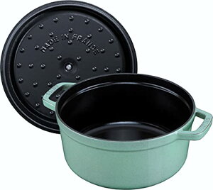 staub �X�g�E�u �u �s�R �R�R�b�g ���E���h �Z�[�W�O���[�� 20cm �v ���� ���� �z�[���[ �� IH�Ή� �y���{���K�̔��i�z La Cocotte Round 40508-703