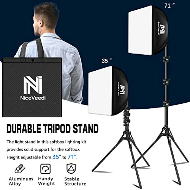 楽天市場】NiceVeedi 写真撮影ソフトボックス 40x40cmライトボックス 