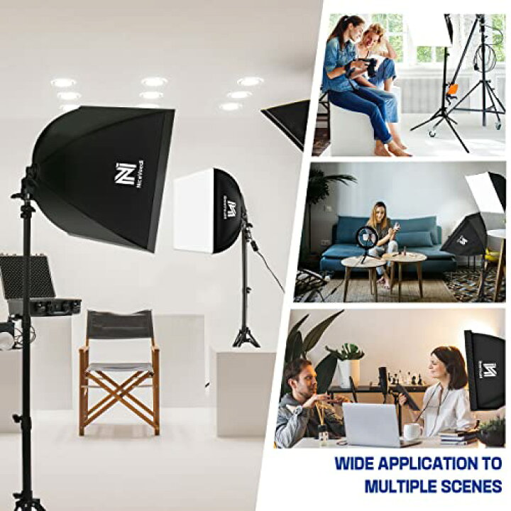 楽天市場】NiceVeedi 写真撮影ソフトボックス 40x40cmライトボックス 