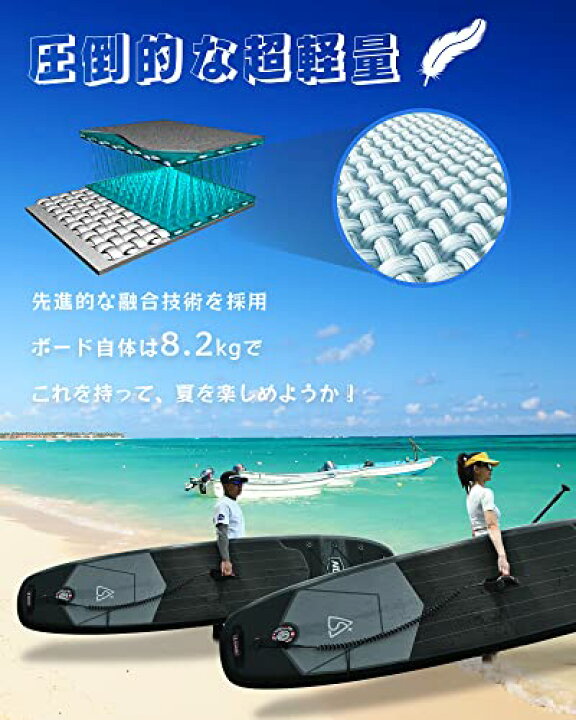 楽天市場】SEAPLUS SUPインフレータブル スタンドアップパドルボード 