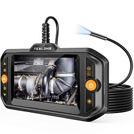Teslong ファイバースコープ 内視鏡カメラ 極細いスネークカメラ IP67防水工業内視鏡 折り曲げられケーブルスコープカメラ 機器点検/室内清掃/車修理/設備点検に対応（シングルカメラ -5m）