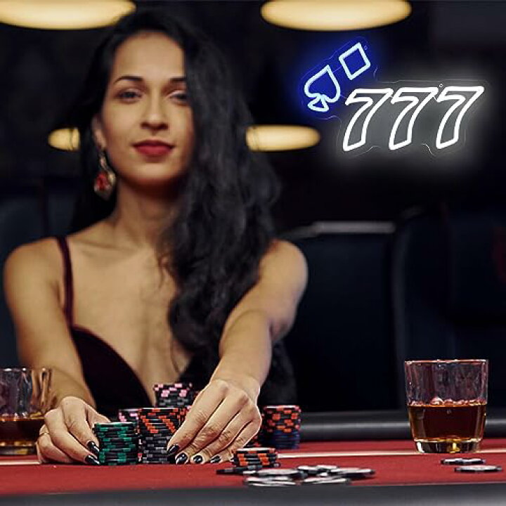 楽天市場】777ネオンサイン 壁の装飾ポーカーネオンサイン エンジェル 