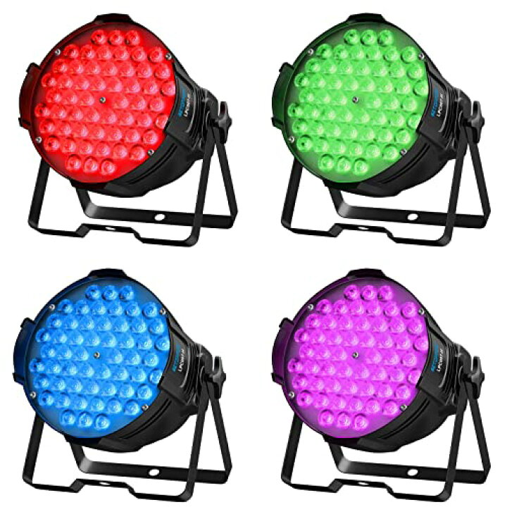 楽天市場】BETOPPER ステージライト 54x3W RGB LED 舞台照明 高輝度 