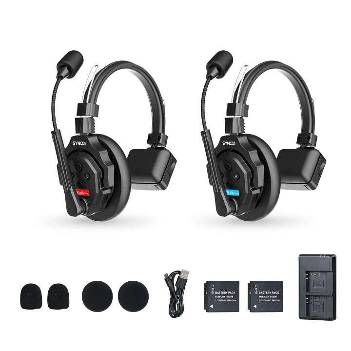 楽天市場】SYNCO XTALK X2 ワイヤレスインカムヘッドセットシステム, 2 
