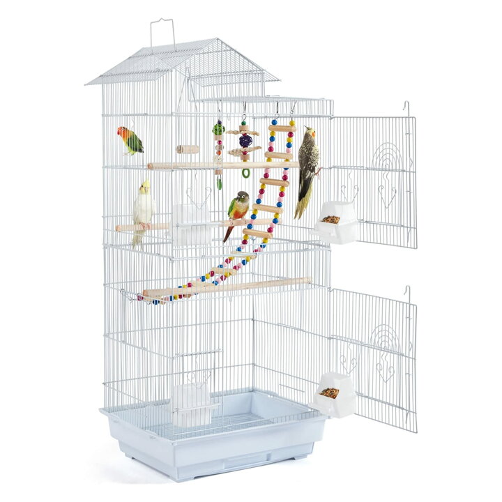 楽天市場】Yaheetech 大型 鳥かご 鳥ケージ 鳥小屋 豪華セキセイインコ 