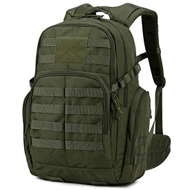 [Mardingtop] ミリタリー バックパック 40L 登山 リュック タクティカル ザック キャンプ ハイキング トラベル アウトドア用 旅行 軍用 Molle対応 (B アーミーグリーン 40L)