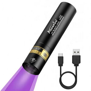 Alonefire SV95 3W O ubNCg  ^ UV LED Cg g365nm C^USB[d AjTLXCg Ebh ybgAo XR[sI Ӓ ^ Wp dAL^ہAނAz