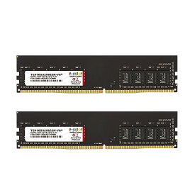 v-color Hynix IC サーバー用メモリ DDR4-3200MHz PC4-25600 32GB (16GB×2枚) ECC Unbuffered DIMM 2Gx8 1Rx8 1.2V CL22 TE416G32S822K-VC