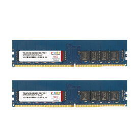 v-color Hynix IC サーバー用メモリ DDR4-3200MHz PC4-25600 64GB (32GB×2枚) ECC Unbuffered DIMM 2Gx8 2Rx8 1.2V CL22 TE432G32D822K-VC